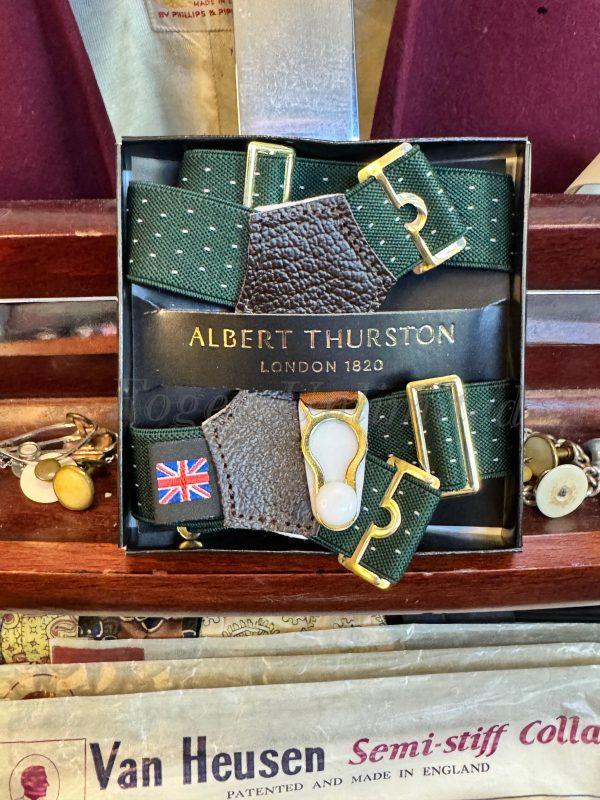 Albert Thurston Sock Suspenders/Garters Made in England Stripes and plains - Image 14
