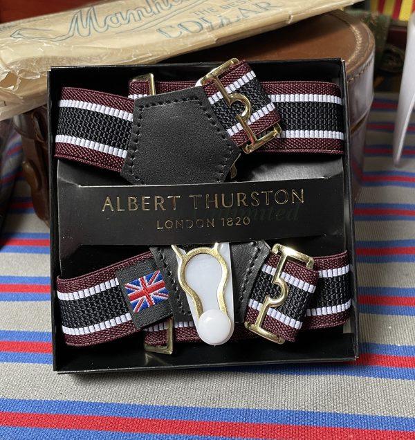 Albert Thurston Sock Suspenders/Garters Made in England Stripes and plains - Image 13