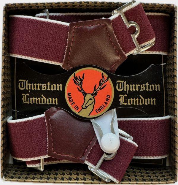 Albert Thurston Sock Suspenders/Garters Made in England Stripes and plains - Image 8