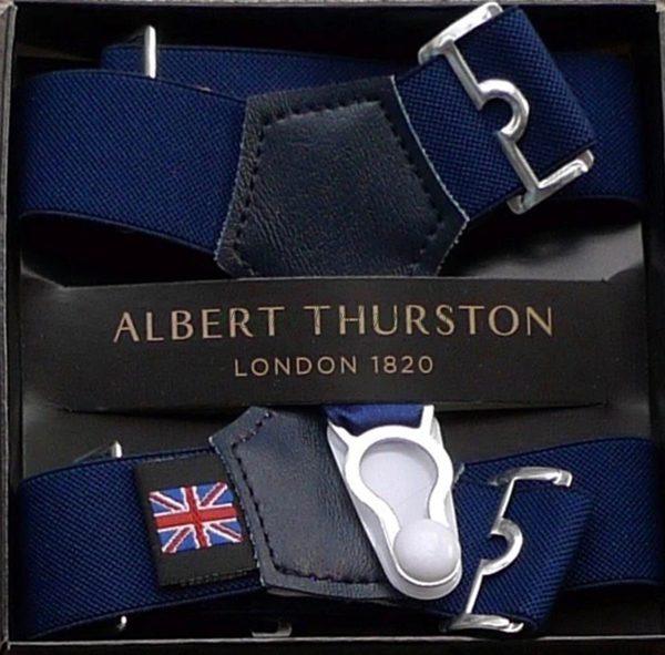 Albert Thurston Sock Suspenders/Garters Made in England Stripes and plains - Image 11