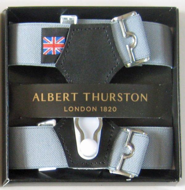 Albert Thurston Sock Suspenders/Garters Made in England Stripes and plains - Image 9