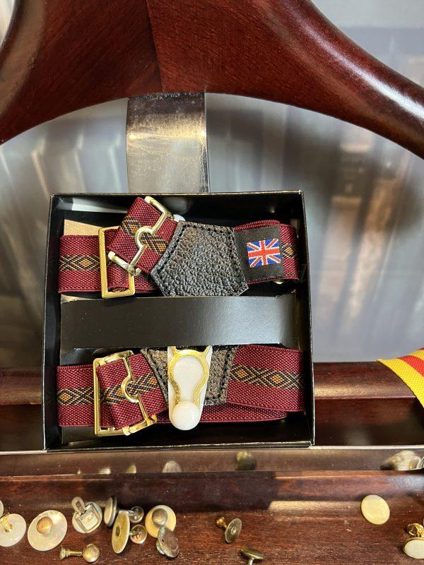 Albert Thurston Sock Suspenders/Garters Made in England Stripes and plains - Image 12