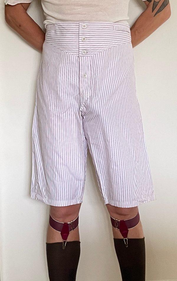 Special Order. Bespoke custom made Vintage style Yoke front Boxer Shorts - Image 10
