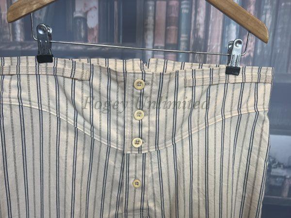 Special Order. Bespoke custom made Vintage style Yoke front Boxer Shorts - Image 9