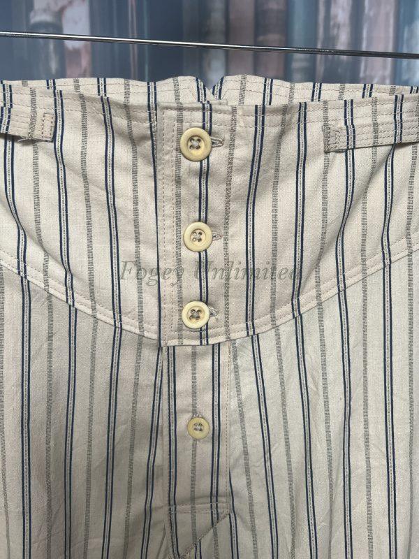 Special Order. Bespoke custom made Vintage style Yoke front Boxer Shorts - Image 5