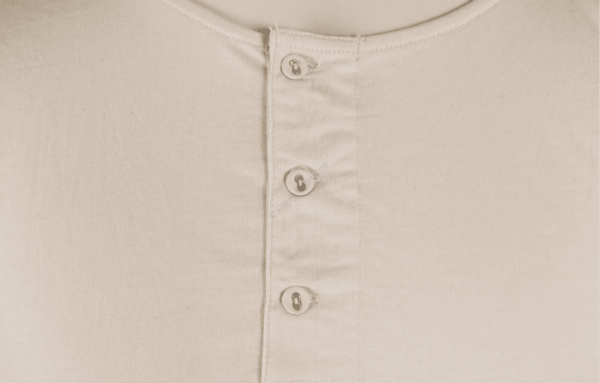 Vintage Pattern Traditional 3 Button Undershirt Short sleeve or LONG sleeve - Image 6