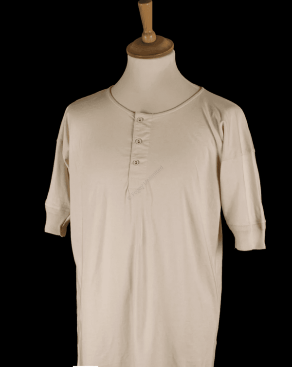 Vintage Pattern Traditional 3 Button Undershirt Short sleeve or LONG sleeve - Image 9