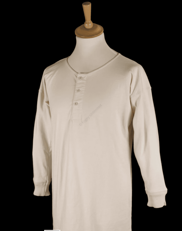 Vintage Pattern Traditional 3 Button Undershirt Short sleeve or LONG sleeve - Image 10