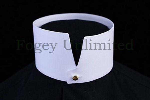 HIGH Imperial Stiff Detachable Shirt Collar 2 1/2" High for your Collarband shirt