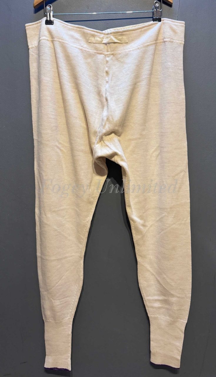 Traditional Long Johns with Yoke/button front and Brace Tapes