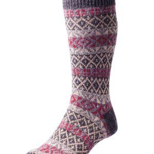 The RUTLAND Fairisle Sock with wonderful pattern