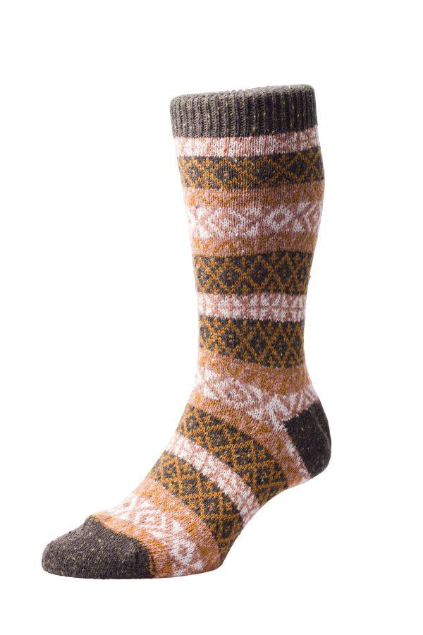 The RUTLAND Fairisle Sock with wonderful pattern - Image 3