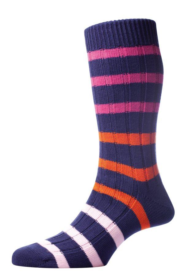 The Bewdley Sock with Graded stripe - Image 3