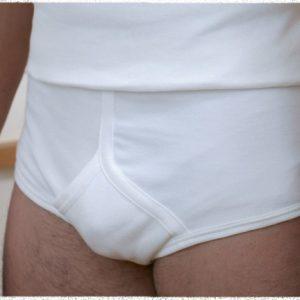 High Cross Traditional style Superwhite Combed Cotton Briefs