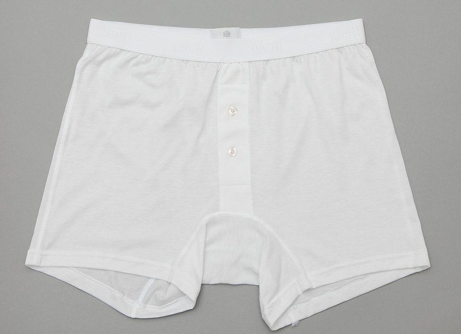 Sunspel Superfine Cotton 2 Button front trunk