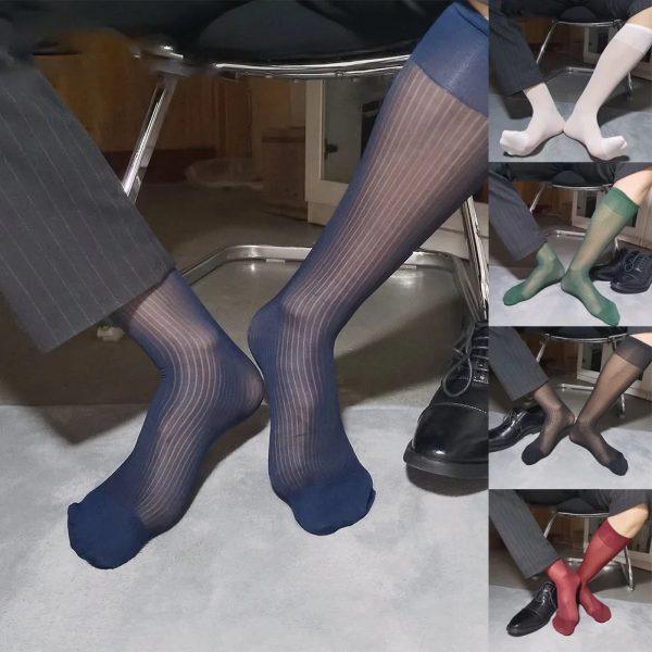 Sheer TnT OTC Ribbed Gentlemans Nylon Socks
