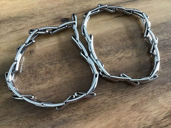 Vintage Sprung Link Traditional Armbands/Sleeve Garters. Metal. 3 Colours available - Image 5