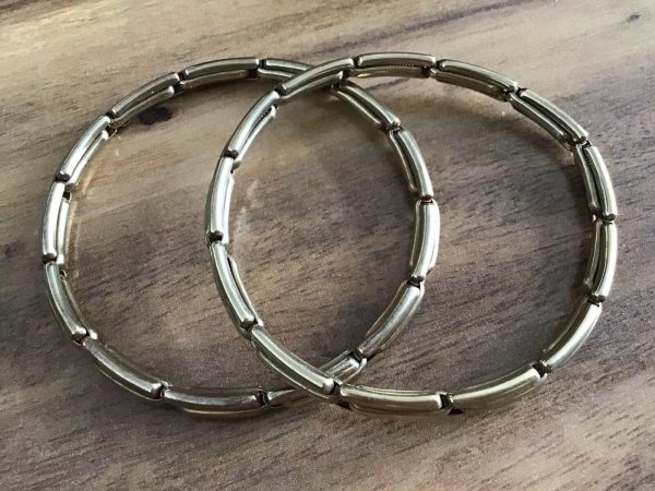 Vintage Sprung Link Traditional Armbands/Sleeve Garters. Metal. 3 Colours available - Image 6
