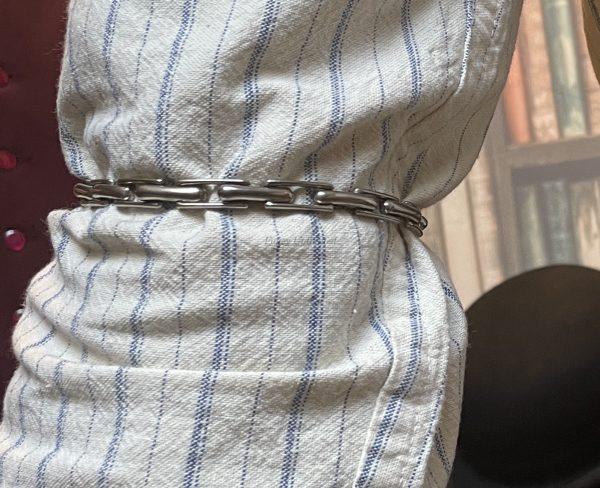 Vintage Sprung Link Traditional Armbands/Sleeve Garters. Metal. 3 Colours available - Image 10