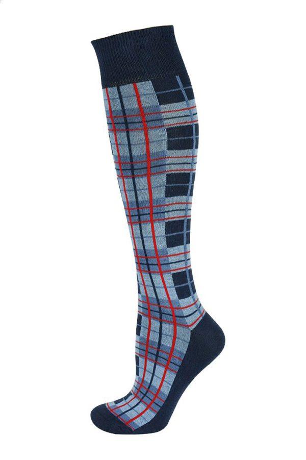 Bright and Bold Long Socks perfect with Tweeds, Plus Fours, Breeks. Checked - Image 2
