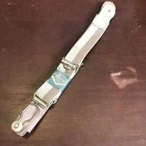 Vintage Gentleman's Traditional Sock Suspenders/Garters Grey . Button and slide style