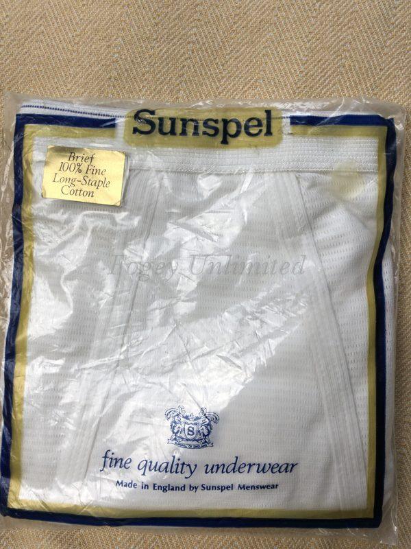 Vintage Sunspel Cellular Long Staple Cotton briefs (vintage cut) - Image 4