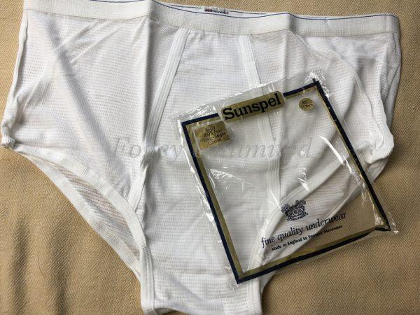 Vintage Sunspel Cellular Long Staple Cotton briefs (vintage cut)