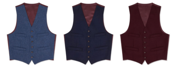 Traditional Wool Ross Waistcoats/Vests from Gurteen
