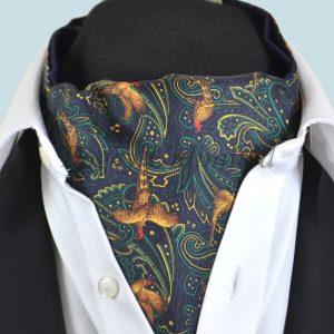 Silk Gentlemans Cravat/Scarf/Ascot. Made in England