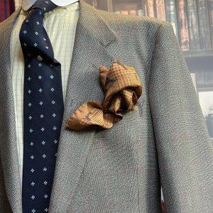 Traditional Silk Gentlemans Handkerchief/Pocket Square