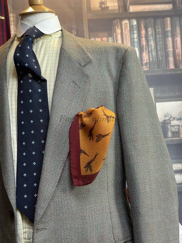 Traditional Silk Gentlemans Handkerchief/Pocket Square - Image 2