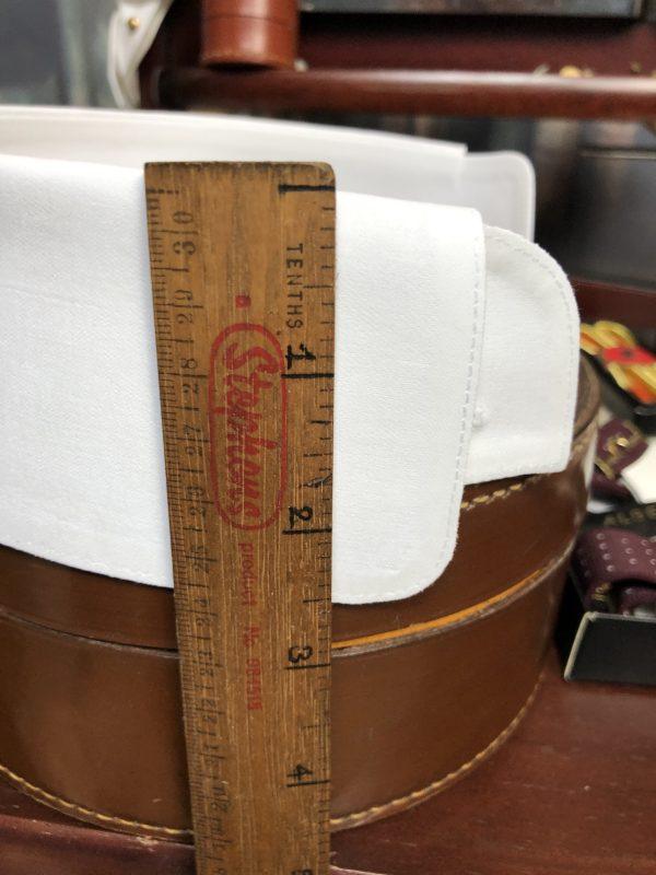 HIGHBURY EDWARDIAN STYLE Starched Stiff Detachable Shirt Collar. Very Deep and Traditional - Image 3