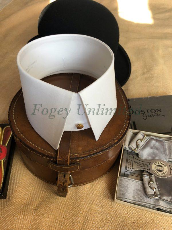 Wellington Edwardian Style Starched Stiff Detachable Shirt Collar Exclusive To Fogey Unlimited - Image 8