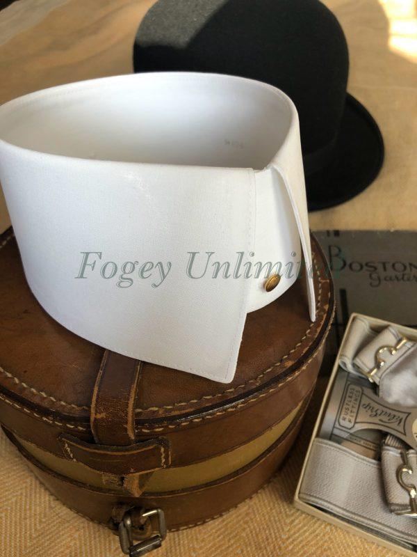 Wellington Edwardian Style Starched Stiff Detachable Shirt Collar Exclusive To Fogey Unlimited - Image 7