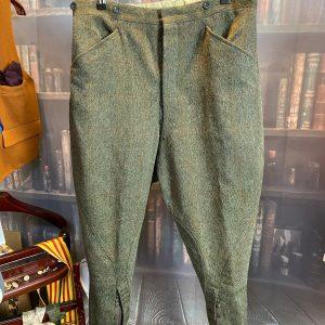 Vintage Unusual Heavy Tweed Breeches Jodhpurs. 30"/76cm waist (Ref: TweedB)
