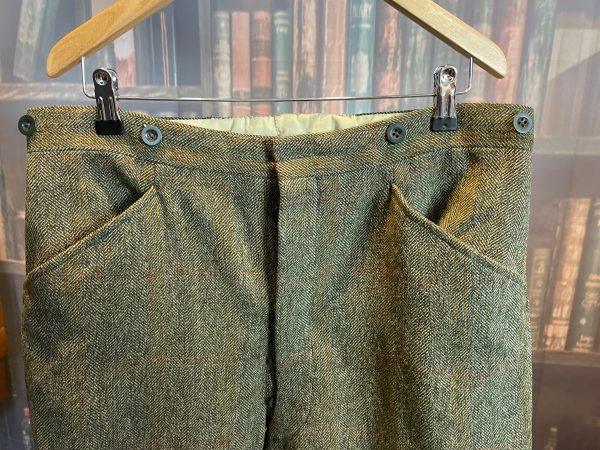 Vintage Unusual Heavy Tweed Breeches Jodhpurs. 30"/76cm waist (Ref: TweedB) - Image 4