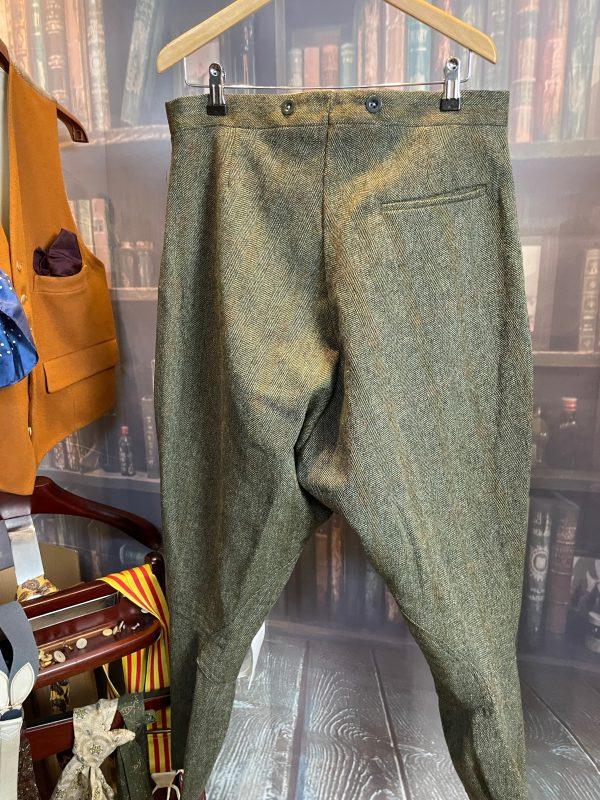 Vintage Unusual Heavy Tweed Breeches Jodhpurs. 30"/76cm waist (Ref: TweedB) - Image 7