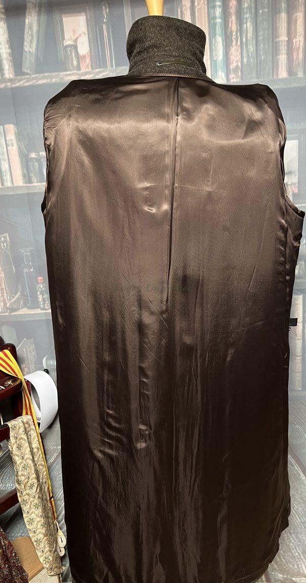Vintage Heavyweight German Loden Green Overcoat 42"/107cm Chest (Riku) - Image 12
