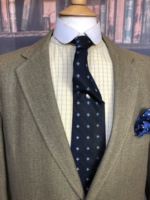 Fantastic Herringbone Tweed Hacking Jacket by L&H Douglas 46" /117cm Chest (LHD46) - Image 8