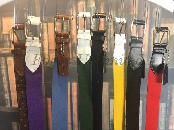 Albert Thurston Boxcloth Belts. A modern twist on Traditional belts/ Brass and Leather fittings - Image 7