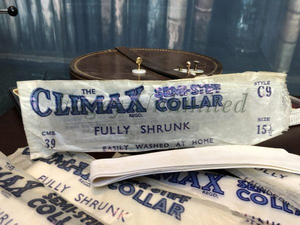 Vintage CLIMAX Starched Stiff Detachable Shirt Collar Style C9  Size 15" - Image 4