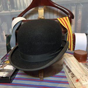 Vintage 1955 Herbert Johnson Bowler Hat Size 6 7/8"(56cm) with box (HJ1965)