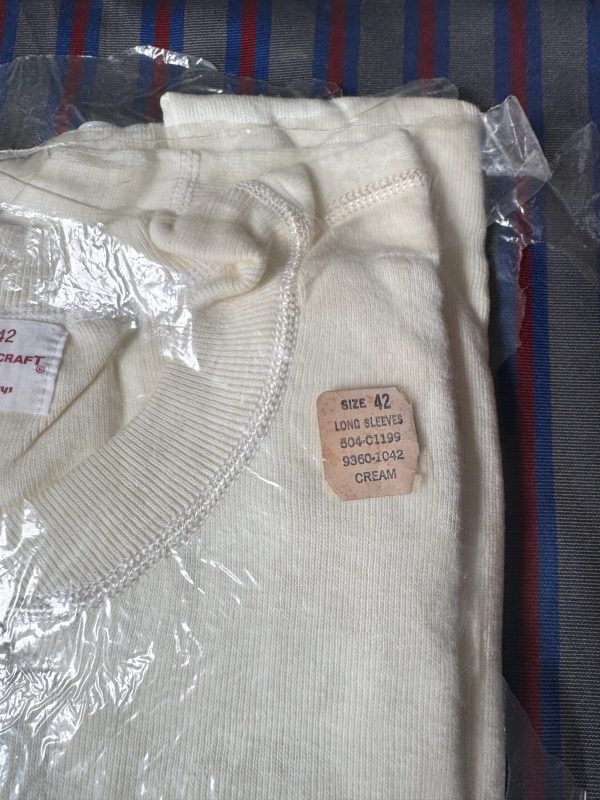 Vintage NOS Heavyweight Towncraft Union Suit. Cotton. Large: 42" Chest - Image 4