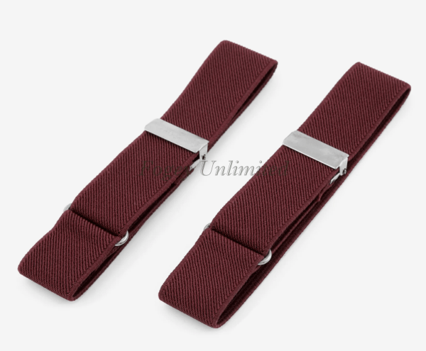 Traditional Elastic Sock garters/Sock holders. by Boston Single strap style