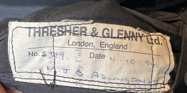 Vintage 2 Piece Thresher & Glenny Pinstripe Suit. 44CL/37W/32Leg(Ref: THGD) - Image 7