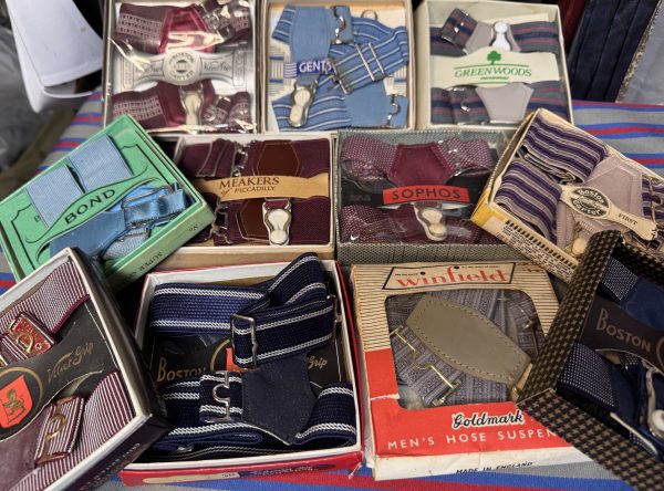Vintage Old store stock Sock Suspenders/Garters. Perfectly supported socks! Various Styles and Colours.(Ref: SGKF)