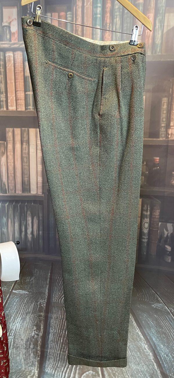 Vintage 1959 Bespoke Super Heavyweight Green Tweed Suit 38Chest /35Waist. (Cole) - Image 20