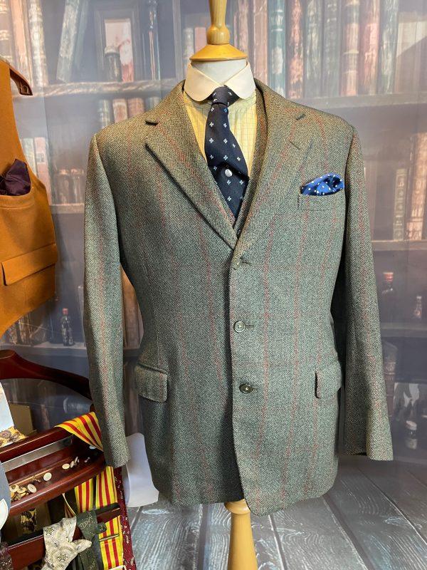 Vintage 1959 Bespoke Super Heavyweight Green Tweed Suit 38Chest /35Waist. (Cole) - Image 10