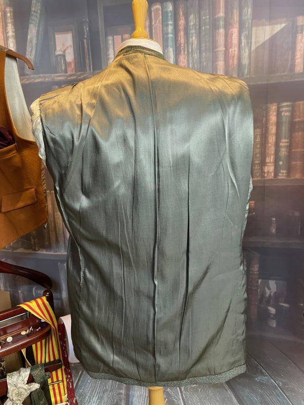 Vintage 1959 Bespoke Super Heavyweight Green Tweed Suit 38Chest /35Waist. (Cole) - Image 3