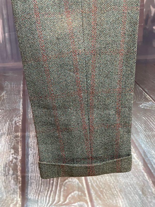 Vintage 1959 Bespoke Super Heavyweight Green Tweed Suit 38Chest /35Waist. (Cole) - Image 11